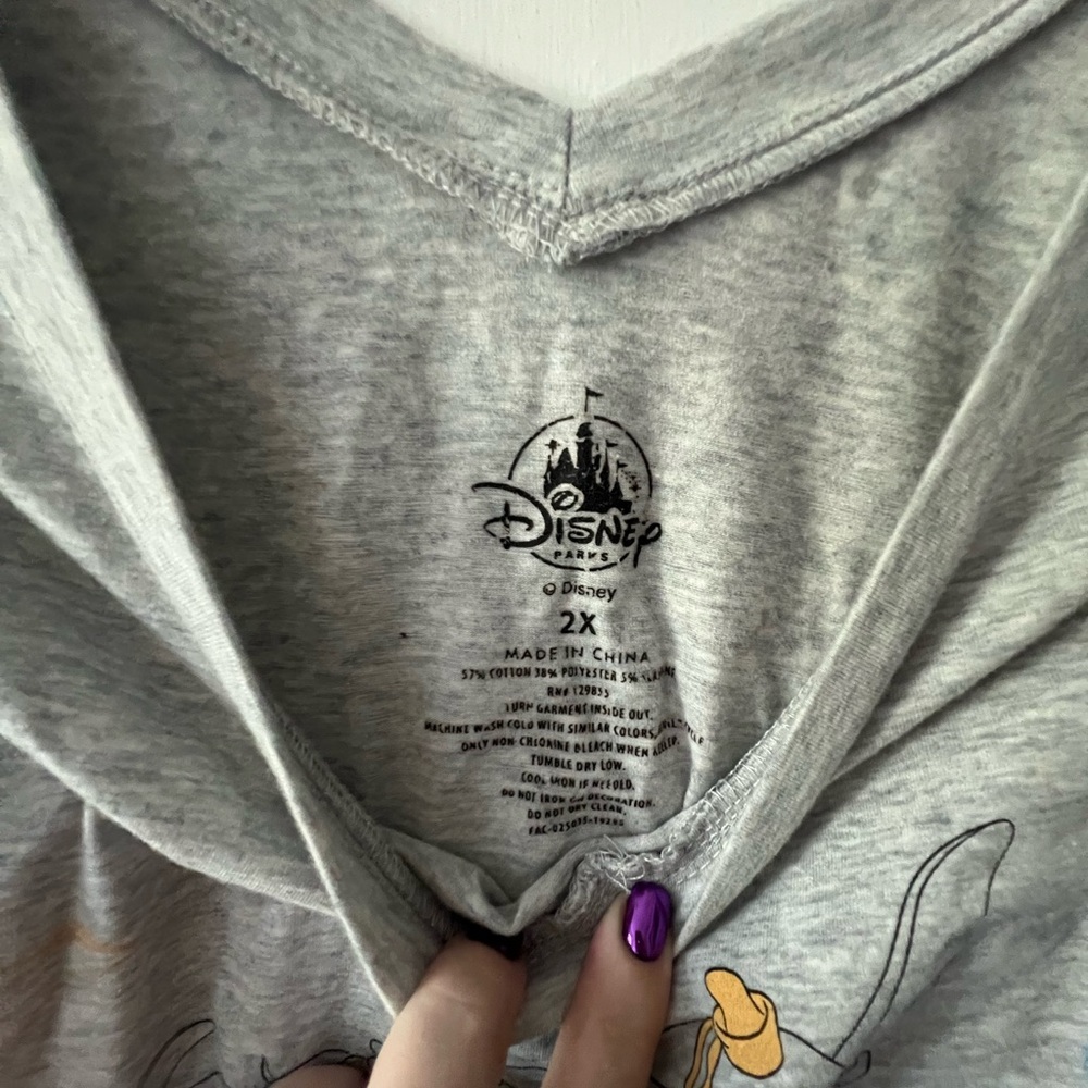 Disney Gray Ink & Paint Fantasia Graphic Tee - Picture 4 of 4